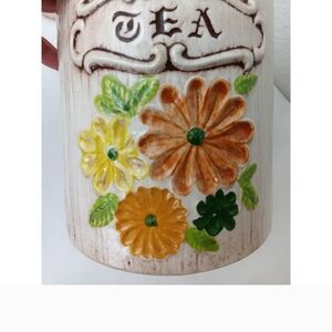 Treasure Craft Floral Ceramic Tea Canister For Melissa